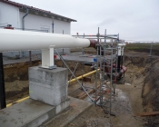 Molchbarmachung der Gasleitung G00-023/1, DN400, PN70