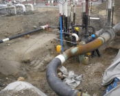 Umbau Übergabestation Aderklaa, Gasleitungen G00-025 und ARU, DN500, PN70 